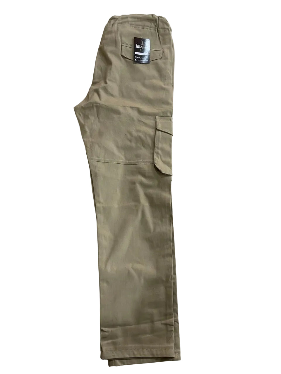 Beige Cargo Pant Six Pocket
